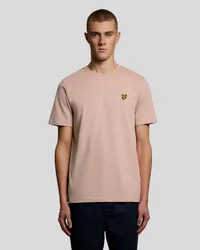 Men's Cotton Crew Neck T-Shirt in Pink