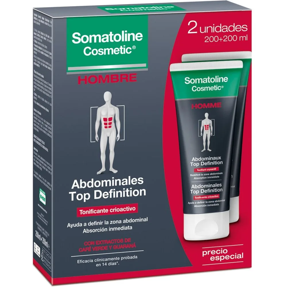 Abdominales Top Definition Duplo 2x200 ml Cosmetic - Somatoline - FashionsVida