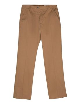 Pantaloni in cotone a gamba dritta