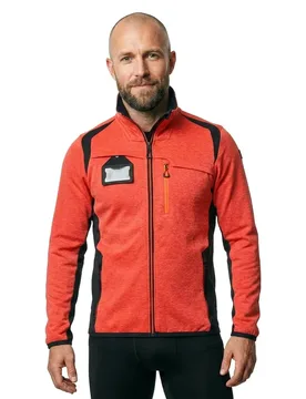 Sweat-shirt à Zip Accelerate Safe 19403 Hi-Vis Red / Dark Navy S - MASCOT - FashionsVida