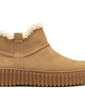 Bottines Torhill Warm Sand WLined Suede EU 37 - Clarks Shoes - FashionsVida