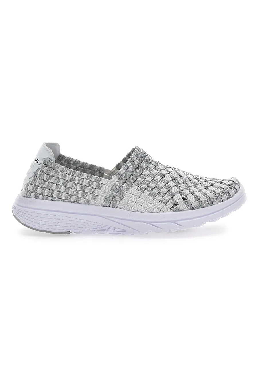 Sneakers Slip-on 640 Bianche e Grigie 37 - Overland - FashionsVida