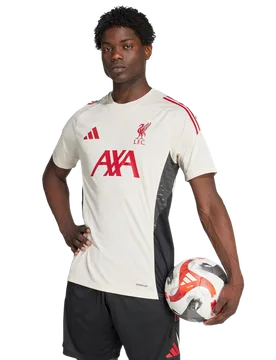 Liverpool Fc Tiro 25 Training Jersey Uomo - Maglie/Repliche Bianco - Taglia XL - Poly Mesh XL - Adidas - FashionsVida