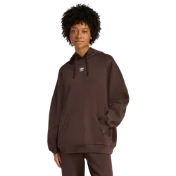 Fleece Women Hoodies - Brown - Size XXL (24-26) - Cotton Jersey - Brown - Size: 2X-Large
