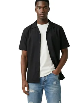 Herren Hemd Schwarz 511705