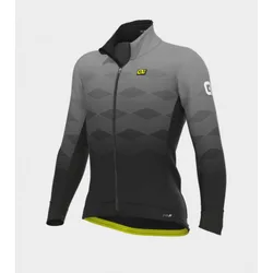 Giubbino invernale ciclismo PR-R MAGNITUDE nero-grigio