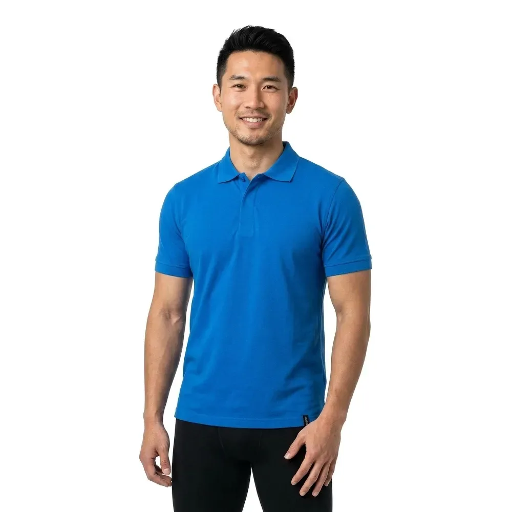 Polo à Manches Courtes Crossover 20183 Azure Blue XS - MASCOT - FashionsVida