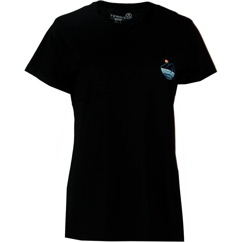 Emly camiseta montaña manga corta mujer Negro (L)