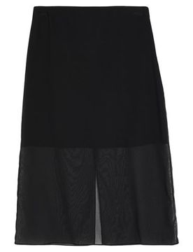 Midi-Rock Damen Schwarz 34 Damen