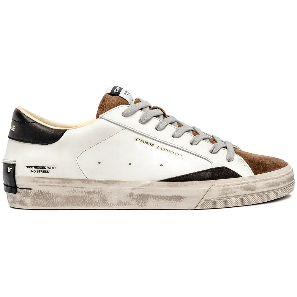 Sneaker 11072aa8 Distressed 2.0 White EU 45 - Crime London - FashionsVida