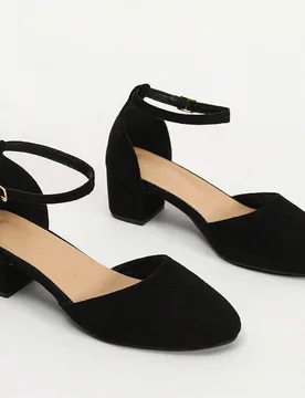 Sandalias de punta abierta de tacón grueso, con una sola tira, con elegante diseño sencillo y ajuste amplio para mujer, para uso en exteriores duran - Shein - FashionsVida