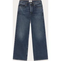 Pantalón vaquero recto de algodón