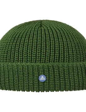 Knit Docker Hat by - green - Female - Size: One Size - Hammaburg - FashionsVida