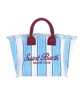 Borsa media - 471044 - Bianco/Azzurro - MC2 SAINT BARTH - FashionsVida