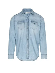 Replay Camicia di jeans blu M