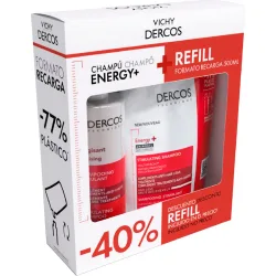 Pack Duplo Champú Dercos Energy con Refill