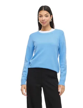 Maglione Ril All Aboard / Detail Dark Melange 2XL - Vila - FashionsVida