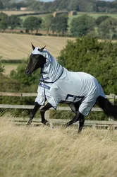 Fliegendecke Buzz-Off X-Range Full Neck, Big Neck, silver 125