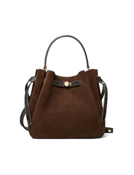 Ledertasche - Bucket Bag ROMY braun damen