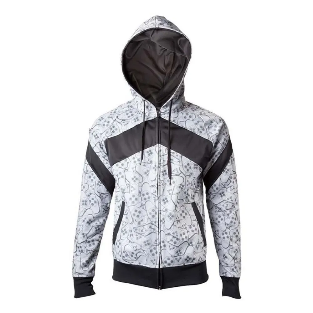 Sweatshirt Avec Manettes Rétro Sony Ps White L unisex - Shine Star - FashionsVida