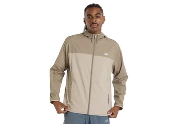 New - Athletics Woven Jacket - Jacke-Windbreaker - beige / braun - Herren - Size: XL
