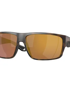 Fly Line Polarized Sunglasses Matte Tortoise Gold Mirror 580G/CAT3 Men - Costa - FashionsVida