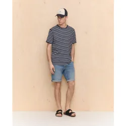 Bermuda de hombre 5 bolsillos denim stretch