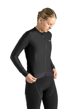 Maglia A Maniche Lunghe Pacr Black - GripGrab - FashionsVida