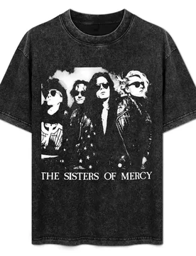 The Sister Of Mercy the temple For Fans T-Shirt Urban Style Casual Short Sleeve Top - Aliexpress - FashionsVida