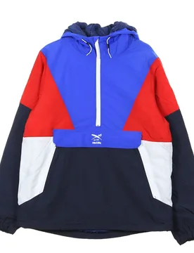Giaccone Infilabile Uomo Get Down Pull Up Navy Red - Iriedaily - FashionsVida