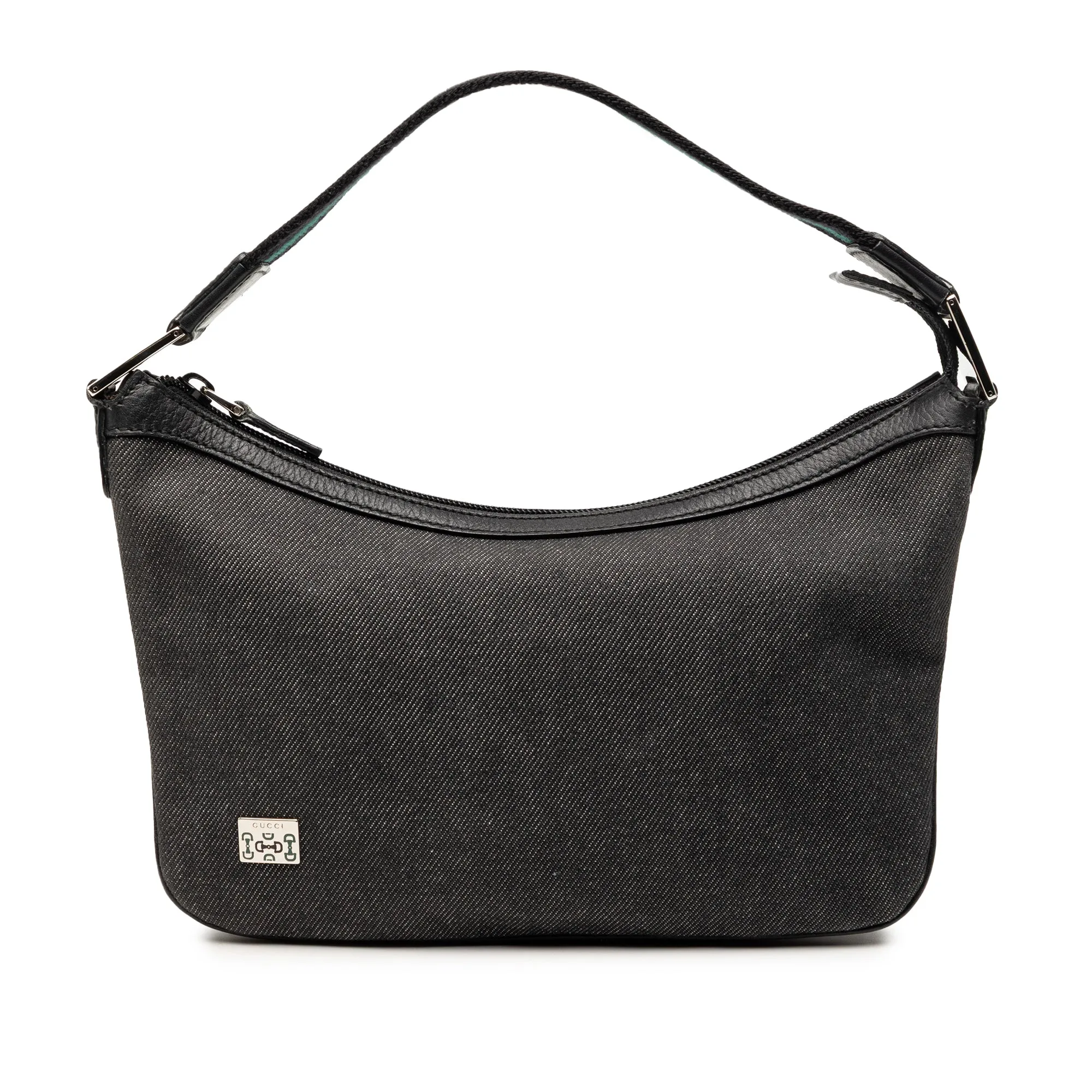 Denim Web Shoulder Bag - Gucci - FashionsVida