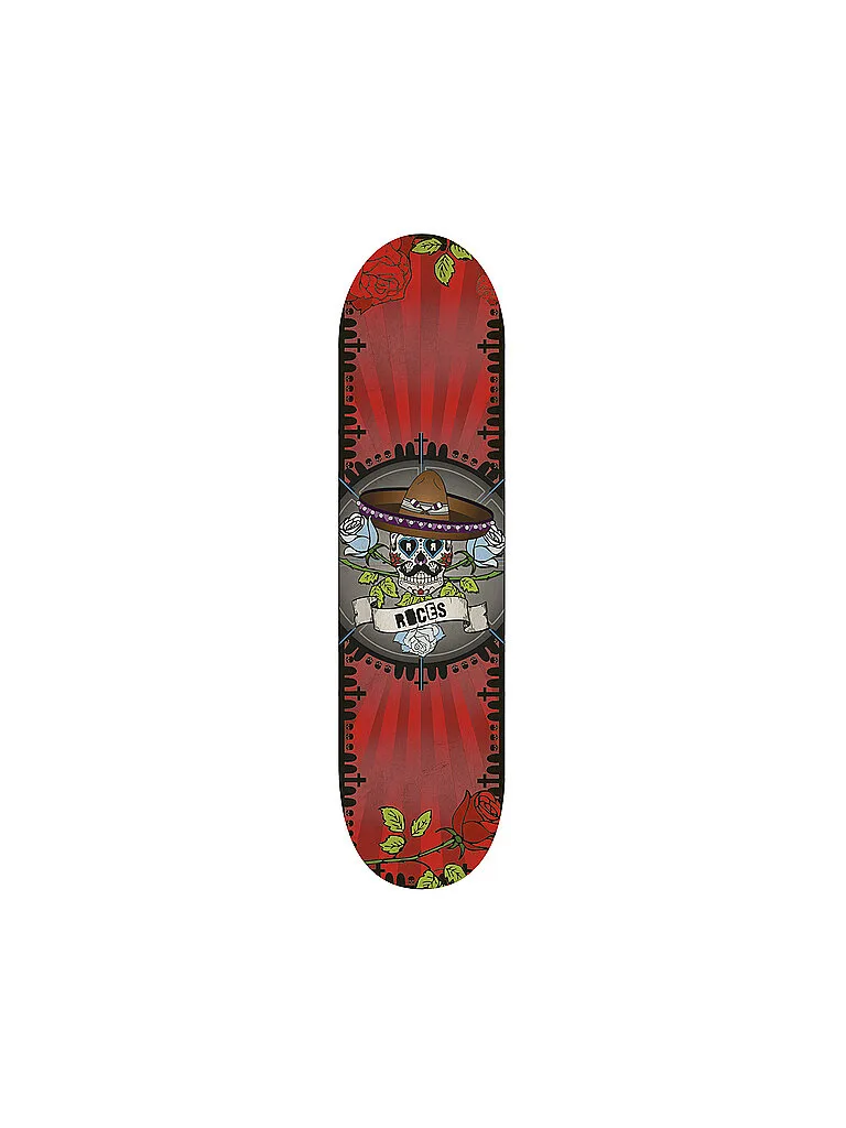 Skateboard Calavera Concave rosso - Roces - FashionsVida