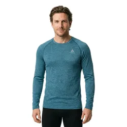 Crew Essential Seamless Long Sleeve T-shirt Dark Sapphire Melange XL Men