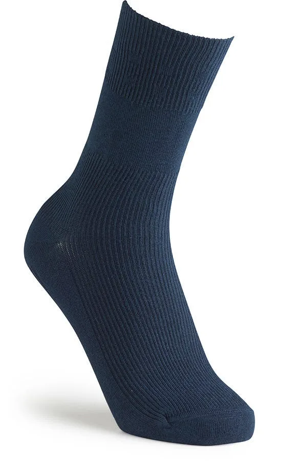 Cotton‑rich Softhold® Seam‑free Socks - Navy - Size: S - Cosyfeet - FashionsVida