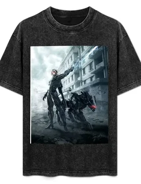 Metal Gear Rising Raiden _amp_ Bladewolf Graphic T-Shirt Running Performance Short Sleeve Tee - Aliexpress - FashionsVida