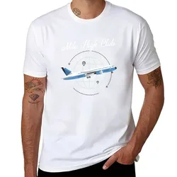 Mile High Club T-Shirt Casual Pattern Print Tee Shirt