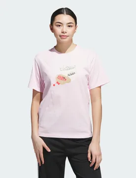 Maglietta Grafica Farmers Market S Clear Pink - Adidas - FashionsVida