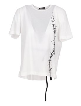 Fanie Standard Fit T-shirt Stampa spazzolata