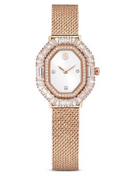Orologio Matrix octagon, Bracciale di metallo, Tono oro rosa, Finitura in tono oro rosa OS