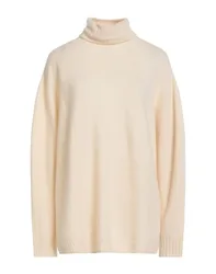 Rollkragenpullover Damen Elfenbein XS Damen