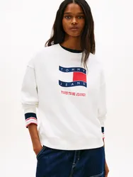 S TJW BXY WAVY FLAG CREW EXT female