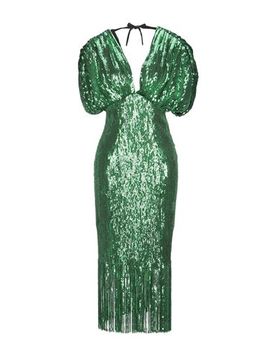 Midi-Kleid Damen Grün 38 Damen