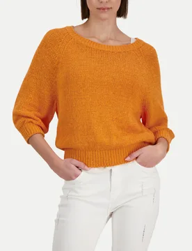 Monari Pullover Orange 44 - monari - FashionsVida
