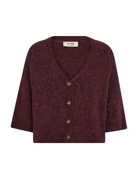 Cardigan MMTHORA dunkelrot XS damen - Mos mosh - FashionsVida
