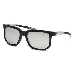 Sport Occhiali Da Sole Polarizzati Ssp011 Matt Black Smoke/Mirror Silver / CAT3