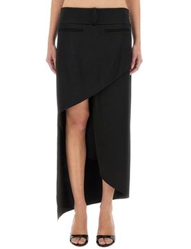 COURREGÈS INFINITY HERITAGE SATIN SKIRT