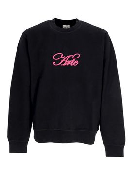 Felpa Leggera Girocollo Uomo Logo Crewneck Black