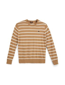 Maglia cammello a righe in cotone MAJU011S26 XL