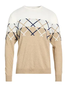 Pullover Herren Beige 50 Herren - Andrea Fenzi - FashionsVida