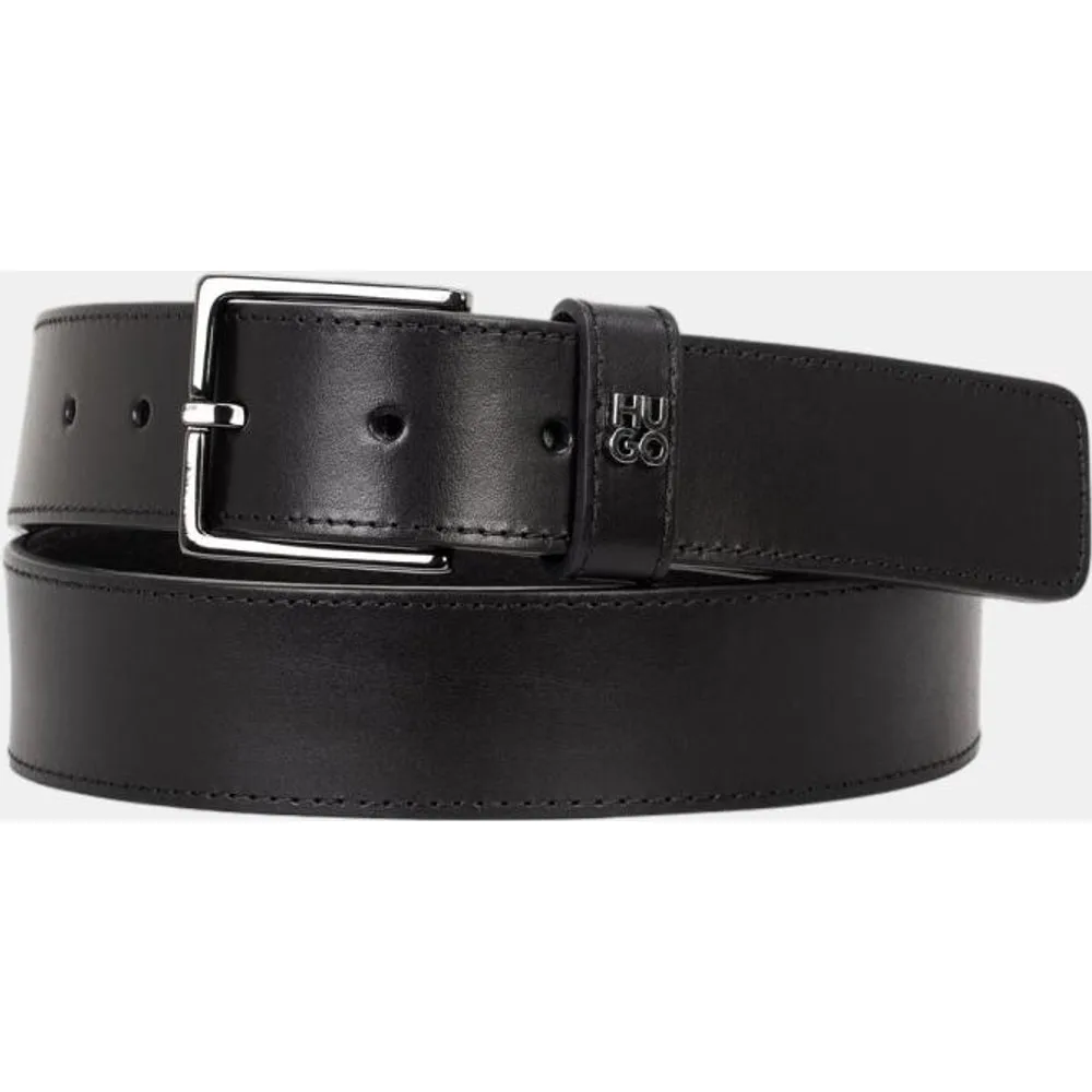Cinturón de cuero de vaca tacto firme de hombre - HUGO - FashionsVida